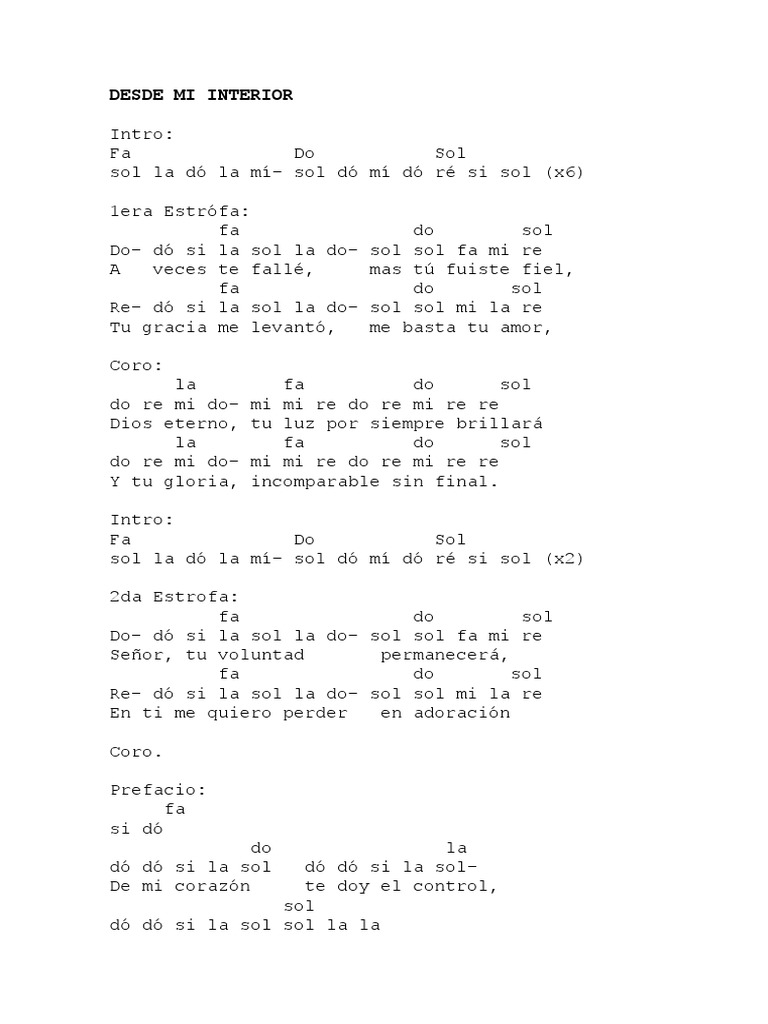 Acordes De Alabanzas Pdf