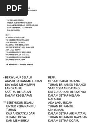 Lirik Lagu Pdf