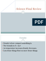 8th Grade Science Final Review