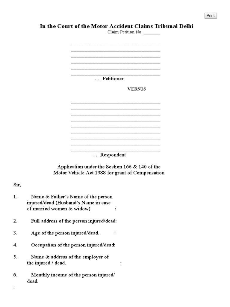 Motor Accident Claim Guide | PDF | Insurance | Government