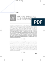 CULTURE, Language, and Cognition: Chapter Five