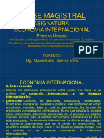Clase Magistral Econ - Internac - Mg. Maximiliano Santos Vera