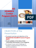 Integrated Helminth Control Program (IHCP) : Date Venue