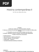 História Contemporânea II