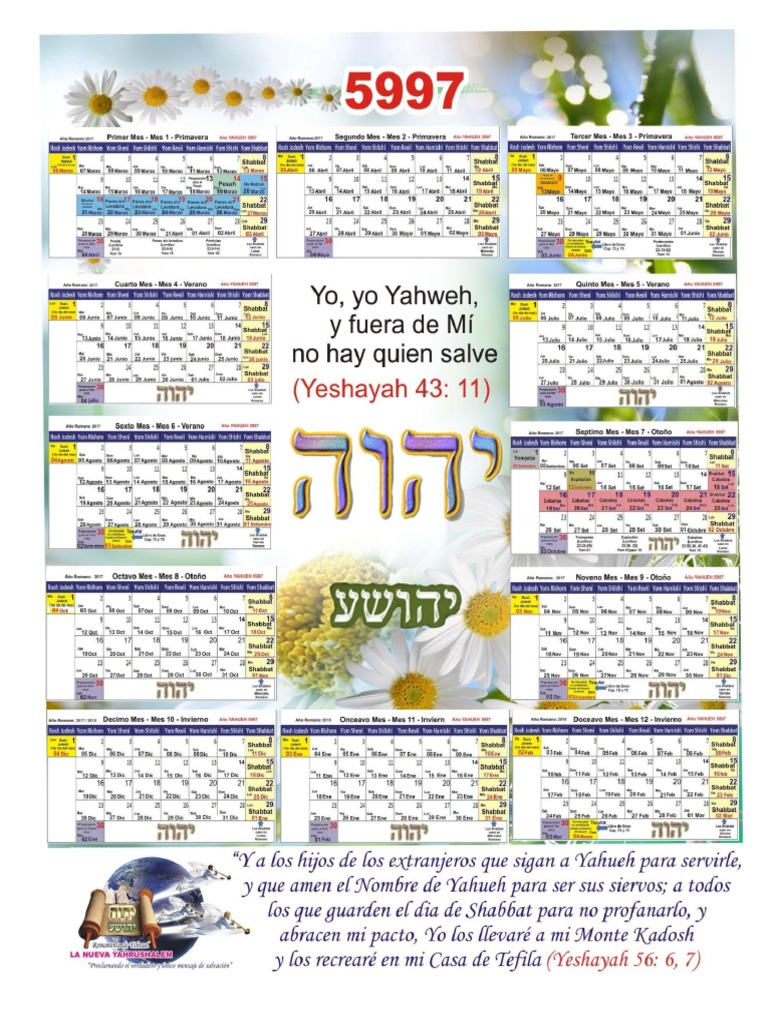 Calendario 5997 | PDF