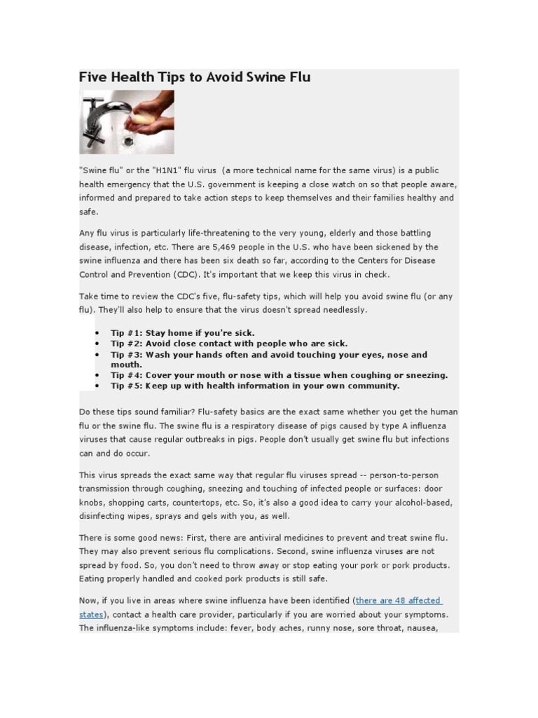 Swine Flu | PDF | Swine Influenza | Influenza