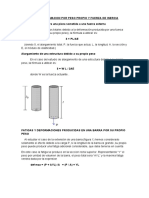 Esfuerzo y Deformacion Por Peso Propio y Fuerza de Inercia