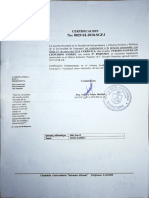 Certificado de Cursar