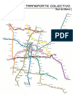 Plano Lineas del Metro México