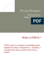 Pricing Strategies: An Overview of Indian FMCG Sector