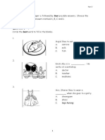 Year 2 Exam Practice Paper