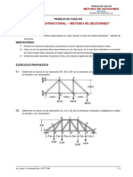TRABAJO de CASA Nº7_Análisis Estructural - Método de Secciones