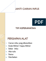 SPO Mengganti Cairan Infus