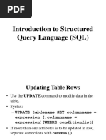 Introduction To Structured Query Language (SQL)