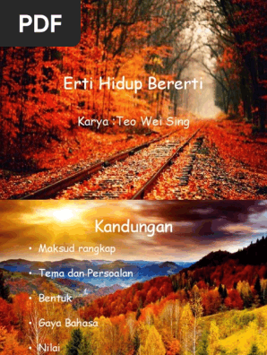 Erti Hidup Bererti Pdf