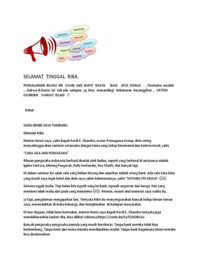 Artikel Bisnis Motivasi Artikel Bisnis Motivasi