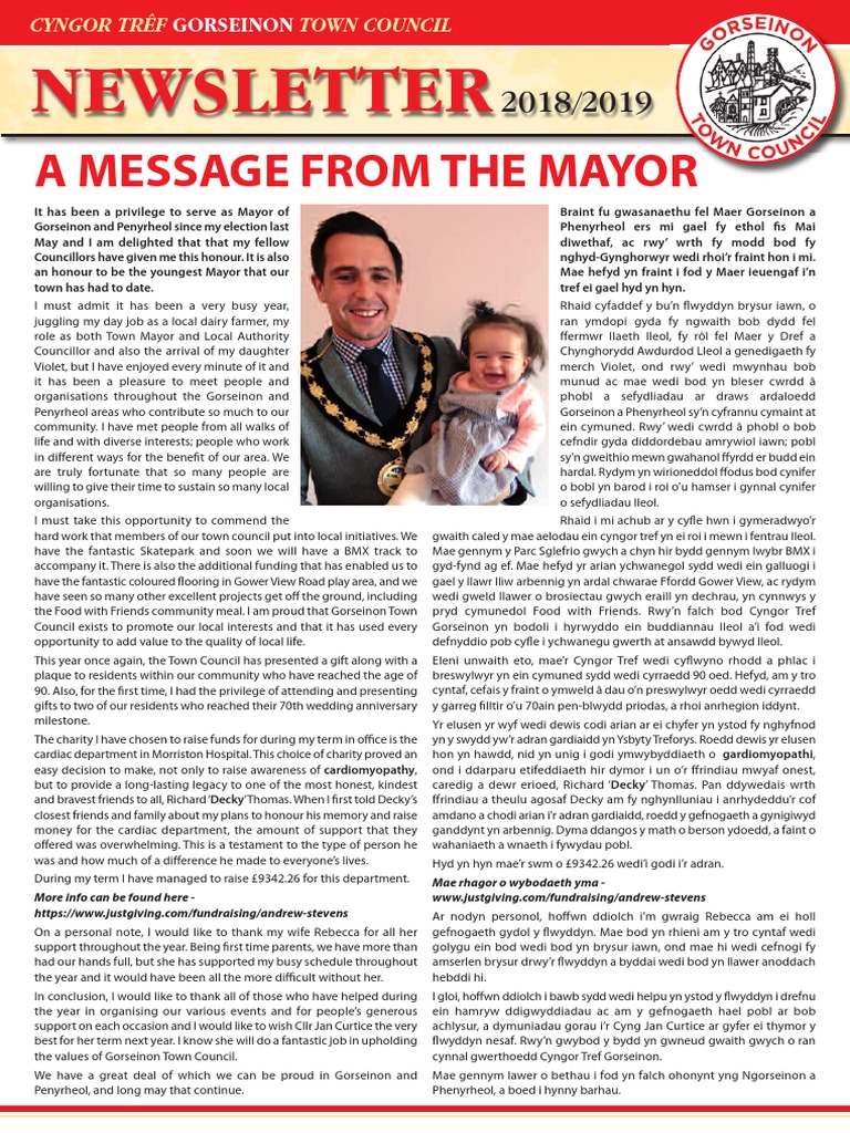 Gorseinon Town Council Annual Report | PDF | Leisure