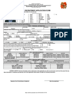 Po1 Recruitment Application Form