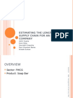 Estimating The Length of A Supply Chain For An FMCG Company