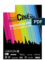 dossier presse festival paris cinema 2008