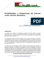 Posibilidades y Limitaciones de Internet PDF