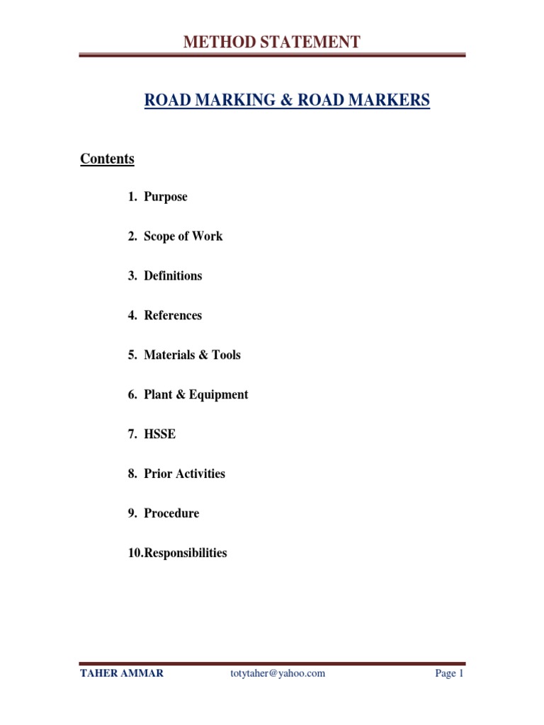 method-statement-road-marking-road-markers-pdf-paint-road