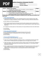 Internal Auditors Competence Assessment Test-2015: What Is ISO/TS16949:2009?