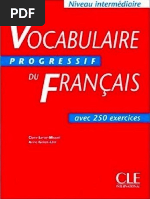 Vocabulaire Progressif Du Francais Avec 250 Exercices French