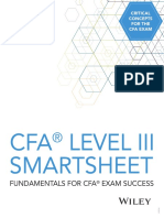DA4399 CFA Level III Quick Sheet