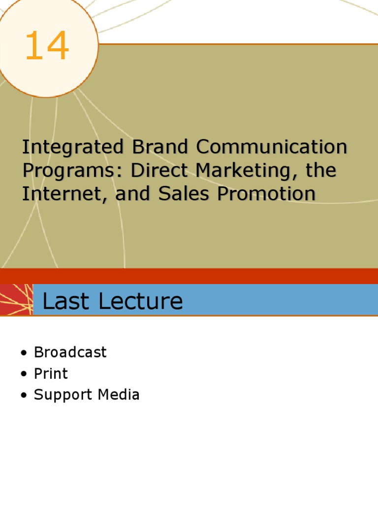 Integrated Brand Communication Strategies | PDF | Direct Marketing | Sales