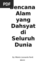 Download Bencana Alam Yang Dahsyat by Malvin Leonardo Pardi SN38160657 doc pdf