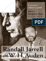 (Stephen Burt, Hannah Brooks-Motl) Randall Jarrell