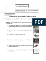 Baking Tools and Equipment and Their Uses