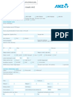 ANZ Credit Card Application Form Id