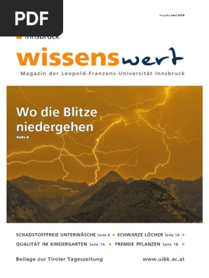 Wissenswert Juni 18 Magazin Der Leopold Franzens Universitat Innsbruck