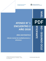 Prim - at Didáctico #1 Enc 2 - 2do Ciclo Matemática BORRADOR - Carpeta Participante PDF