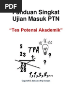 Download Panduan Singkat Ujian Masuk PTN Tes Potensi Akademik - Adrianto Puji Irawan by OblivionVen SN38161496 doc pdf