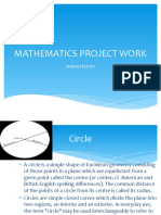 Mathematics Project Work: Submitted by