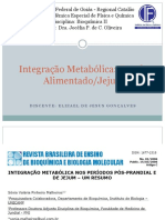 UFG Catalão Bioq II Integração Metabólica