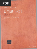 Ernst Bloch - Umut İlkesi Cilt 1