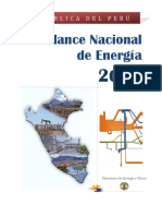Balance Nacional de Energia 2014