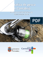 Cantabria - Folleto de Pesca Continental 2018