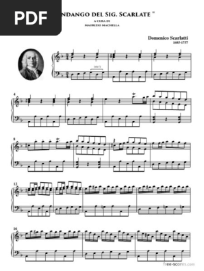 Scarlatti - Fandango | PDF