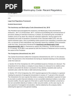 India Insolvency and Bankruptcy Code 
