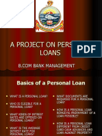 Basics of A Personal Loan