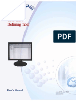 Gstdef Defining Tool User's Manual 