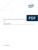 Intel SGX SDK Developer Reference Linux 1.9 Open Source