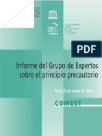COMEST. (25 de marzo de 2005). Informe del Grupo de Expertos sobre el principio precautorio..pdf