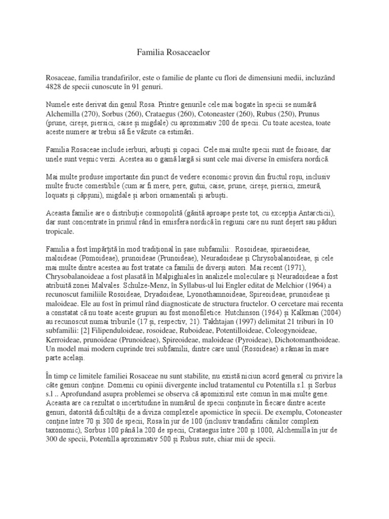 Rosaceae | PDF