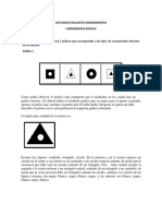 Actividad Evaluativa Razonamiento